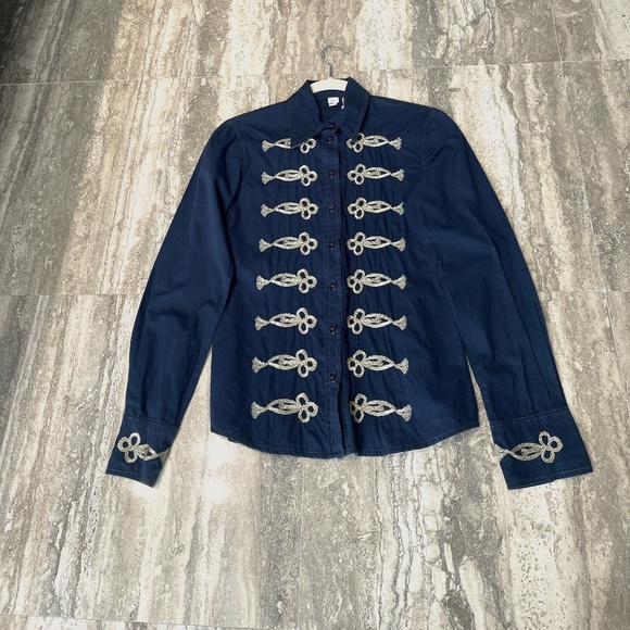 UNKNOWN FASHION BRAND Tops - MILITARY STYLE BLOUSE
